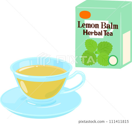 盒裝香蜂草茶和茶杯 111411815