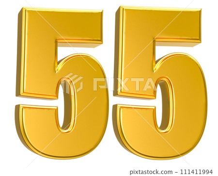 Number Gold 3D Render Number Gold 3D Render 111411994