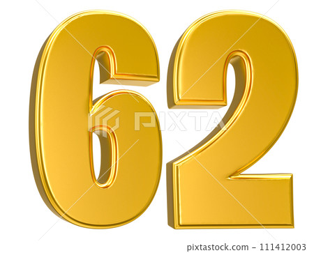 Number Gold 3D Render Number Gold 3D Render 111412003