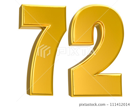 Number Gold 3D Render Number Gold 3D Render 111412014