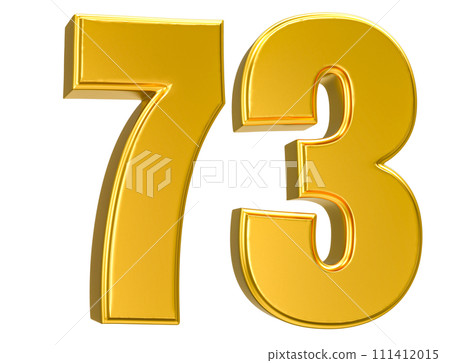 Number Gold 3D Render Number Gold 3D Render 111412015