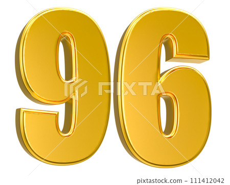 Number Gold 3D Render Number Gold 3D Render 111412042