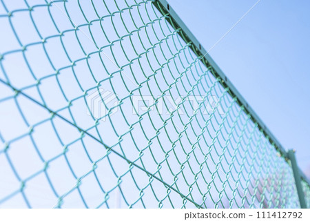 Sky over the fence Park Spring sky Image Sky over the fence Park Spring sky Image 111412792
