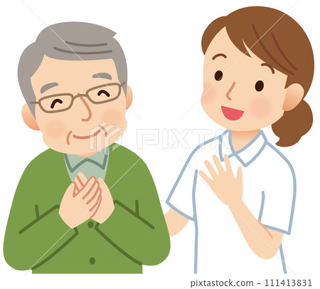 親近老人的看護員 親近老人的看護員 111413831