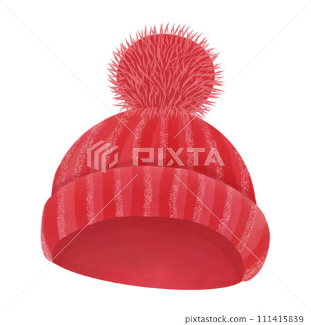 hand painted watercolor wool hat 111415839