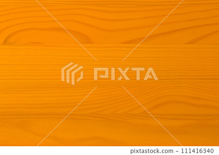 Bright Orange Wooden Table Texture Abstract Natural Pattern Wood Background Plank 111416340