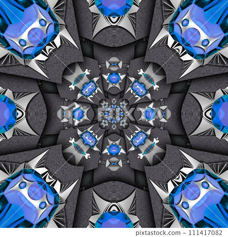 3D render plastic fractal background kaleidoscope 3D render plastic fractal background kaleidoscope 111417082