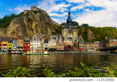 View of Dinant city from Meuse river View of Dinant city from Meuse river 111418060