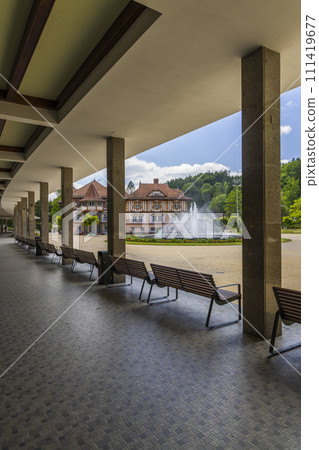 Luhacovice, picturesque spa town in Southern Moravia, Czech Republic 111419677