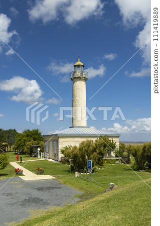 lighthouse called Phare de Richard in Aquitaine, France 111419889