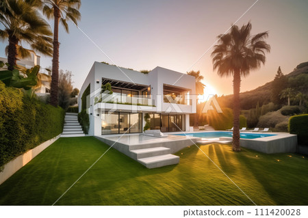 Luxury Villa with garden in Spain. Luxury home. Villa Resort 111420028