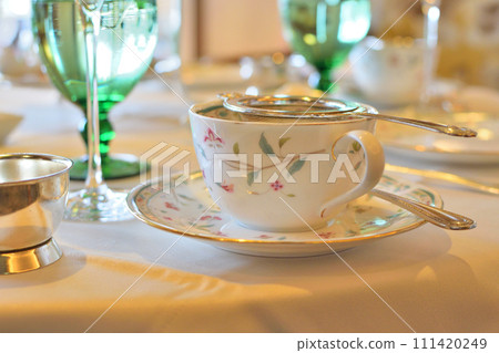 Tea cup on the table Tea cup on the table 111420249
