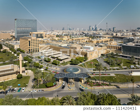 An aerial view of a city Riyadh An aerial view of a city Riyadh 111420431