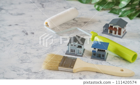 DIY/renovation/painting company image | Model house and painting tools DIY/renovation/painting company image | Model house and painting tools 111420574