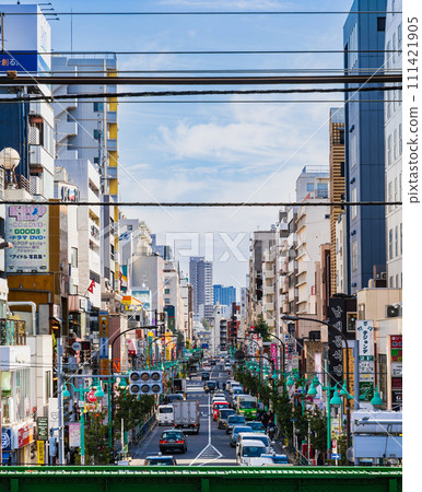 Main street of Tokyo Korea Town Shin-Okubo Main street of Tokyo Korea Town Shin-Okubo 111421905