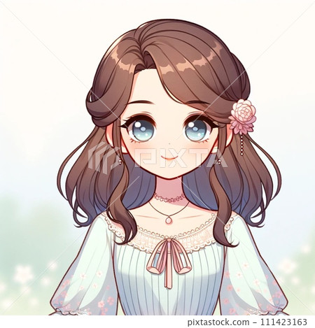 Girl White blouse/Girl White blouse 111423163