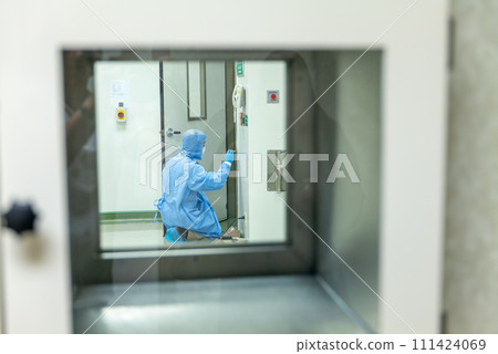 Control Panel of a Cyclotron Particle Accelerator 111424069