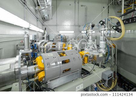 Control Panel of a Cyclotron Particle Accelerator Control Panel of a Cyclotron Particle Accelerator 111424134