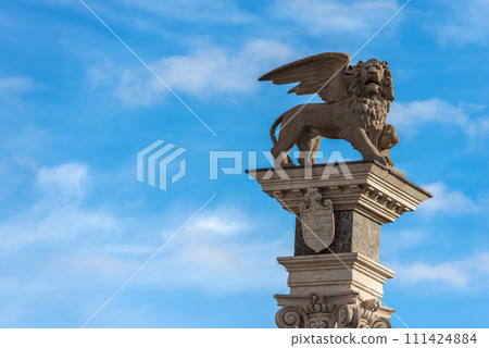 Winged Lion of Saint Mark in Udine - Friuli-Venezia Giulia Italy 111424884
