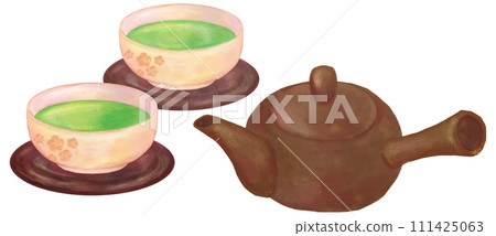 茶壺與綠茶抹茶 111425063