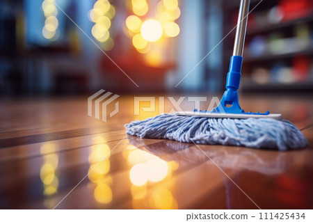 Microfiber wet mop for cleaning floor 111425434