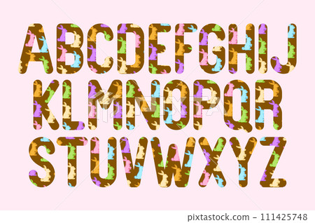 Versatile Collection of Colorful Rabbit Alphabet Letters for Various Uses Versatile Collection of Colorful Rabbit Alphabet Letters for Various Uses 111425748