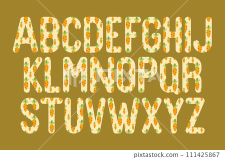 Versatile Collection of Cute Carrot Alphabet Letters for Various Uses Versatile Collection of Cute Carrot Alphabet Letters for Various Uses 111425867