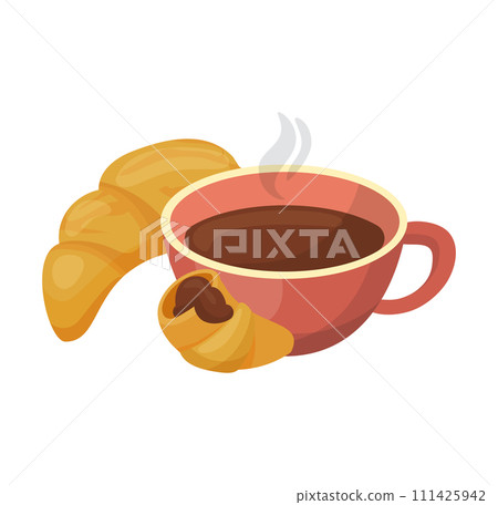 Glass orange juice white background. Refreshing beverage clear glass. Healthy drink concept, citrus juice vector illustration Glass orange juice white background. Refreshing beverage clear glass. Healthy drink concept, citrus juice vector illustration 111425942