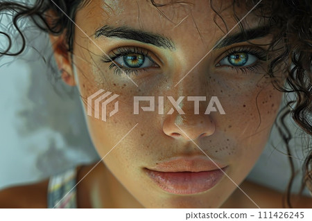 Portrait of diverse woman 111426245