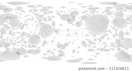 Group of white Bubbles Floating in the Air 360 panorama vr environment map Group of white Bubbles Floating in the Air 360 panorama vr environment map 111426611