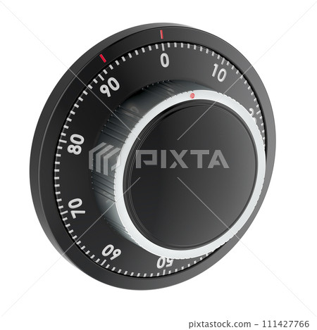 Wheel Combination Safe Lock, 3D rendering 111427766