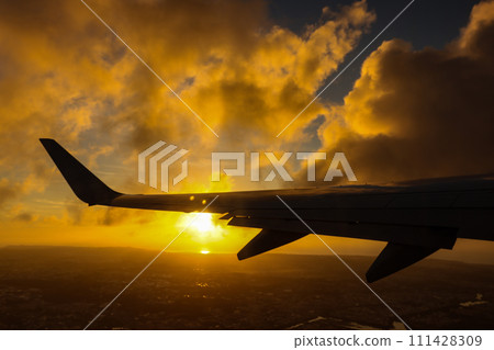 Miyakojima, Okinawa Prefecture, view from the plane 111428309