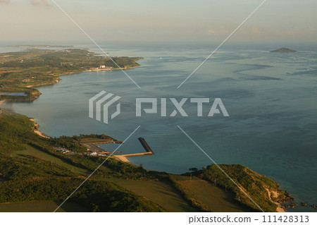 Miyakojima, Okinawa Prefecture, view from the plane 111428313