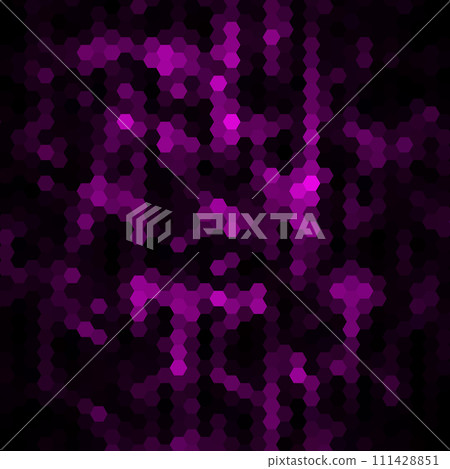 Dark purple hexagon - geometric background. Vector illustration, fully editable, you can change the shape and color. eps 10 Dark purple hexagon - geometric background. Vector illustration, fully editable, you can change the shape and color. eps 10 111428851