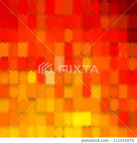 Abstract vector background. Geometric image. polygonal style. Yellow and orange hexagon. eps 10 111428878