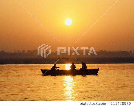 Dawn of the Ganges River 111428970