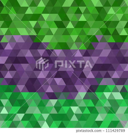 Stylish geometric vector background. Presentation template. Layout for advertising. Banner. Magazine cover, brochures and more. Color triangles. eps 10 111429789