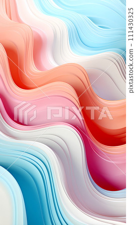Soft pastel vertical background with ripple pattern bring to mind relaxation, calm and sweetness, perfect for presentations, social media, wallpaper, print and craft, greeting card and gift wrapping. Soft pastel vertical background with ripple pattern bring to mind relaxation, calm and sweetness, perfect for presentations, social media, wallpaper, print and craft, greeting card and gift wrapping. 111430325