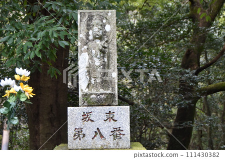 寒冷天氣下長谷寺的三十三盤東觀音（飯山觀音） 111430382