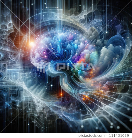 AI 圖像 空間 抽象繪畫 抽象 機器人 技術 AI 圖像 空間 抽象繪畫 抽象 機器人 技術 111431029