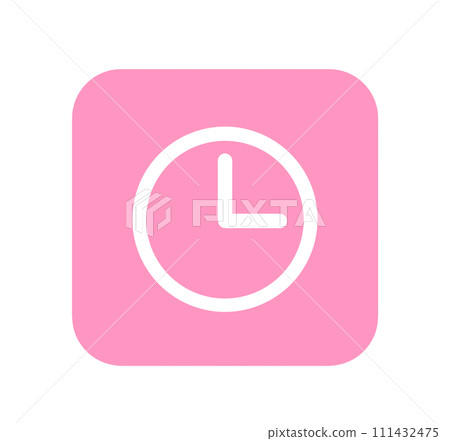 簡單的粉紅色時鐘應用程式 簡單的粉紅色時鐘應用程式 111432475