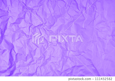 Purple Crumpled Paper Color Texture for Abstract Texture. 111432582