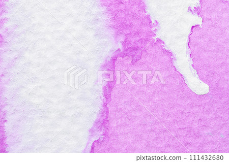 Abstract pink watercolor textured background 111432680