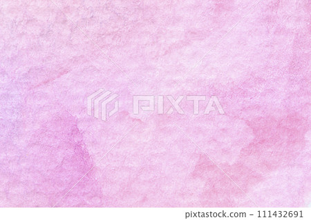 pastel pink white watercolor texture or vintage grunge paint. 111432691