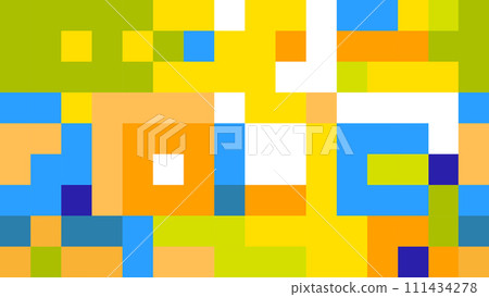 Abstract modern background with pixels pattern. Child style. Abstract modern background with pixels pattern. Child style. 111434278