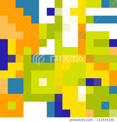 Pixel abstract background. Eco colours pattern. Mosaic from square. Pixel abstract background. Eco colours pattern. Mosaic from square. 111434280