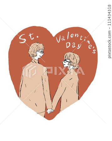 Valentine's couple 111434318