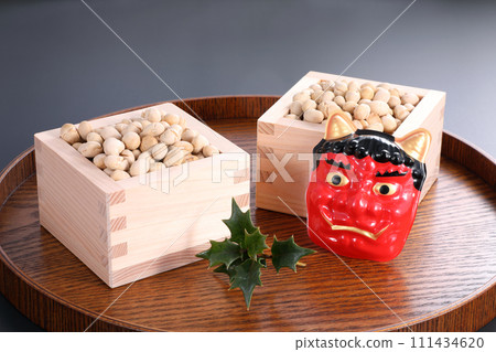 方形節分黃豆 111434620