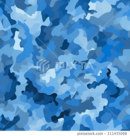 blue camouflage blue camouflage 111435098