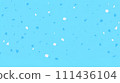 Simple blue background with dancing petals 111436104